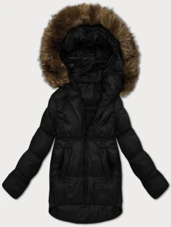Černá dámská bunda typu s kapucí model 21428669 - S'WEST