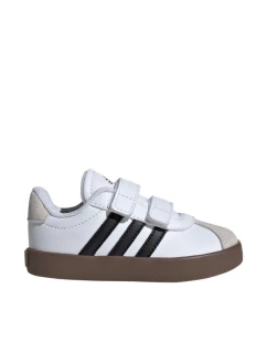 Detská obuv adidas VL Court 3.0 Skateboarding white and grey ID9157