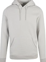 Build your Brand BY 011 Mikina s kapucňou z hrubej bavlny 56.0011 light asphalt