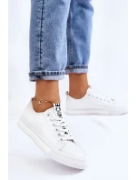 Trampki Damskie Klasyczne Białe Ville