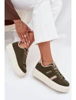 Dámské Tenisky Na Platformě Big Star model 21706261 Zelené - Big Star Shoes
