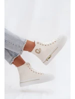 Dámské tenisky na platformě Bílé Meloria