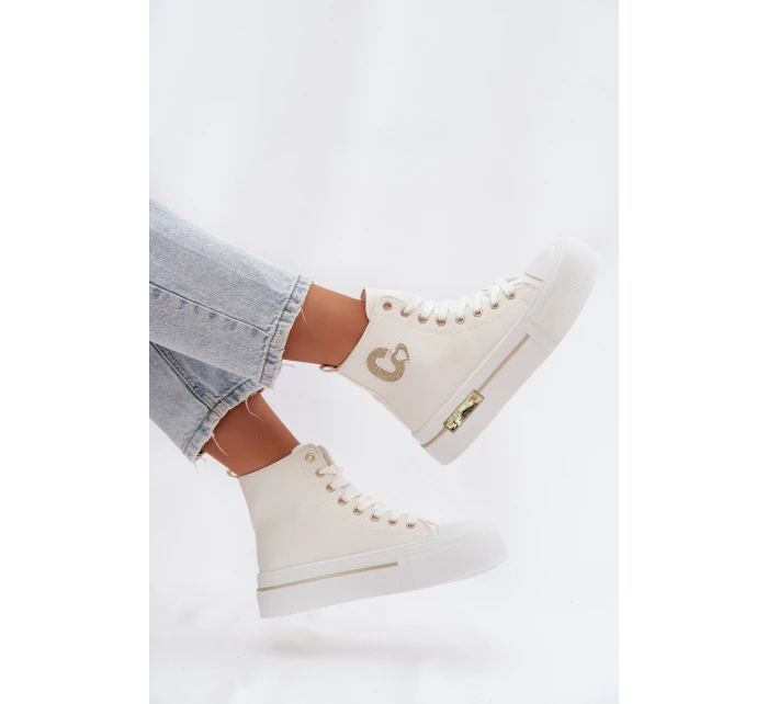 Dámské tenisky na platformě Bílé Meloria