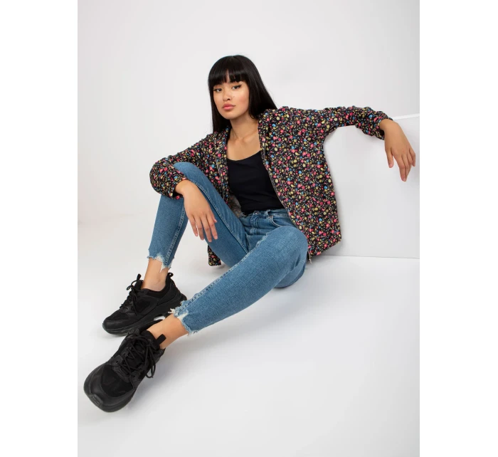 Mikina RV BL 8121.29 čierna a žltá