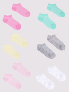 Yoclub Tenké členkové ponožky Basic Colours 6-Pack P2 Multicolour