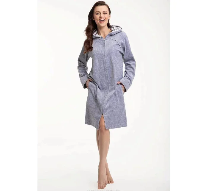 Dámsky župan 389 Z24 červený - Luna Dámsky župan 389 Z24 červený - Luna