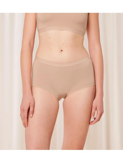 Dámske nohavičky Smart Natural Boyshort - BROWN - béžová 00EP - TRIUMPH