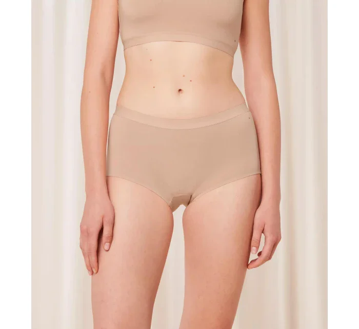 Dámske nohavičky Smart Natural Boyshort - BROWN - béžová 00EP - TRIUMPH