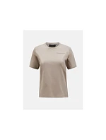 Tričko Peak Performance W Original Small Logo Tee, béžové Tričko Peak Performance W Original Small Logo Tee, béžové