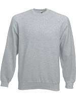 Classic Raglan Sweat mikina heather grey model 22537315 - Fruit of the Loom Classic Raglan Sweat mikina heather grey model 22537315 - Fruit of the Loom