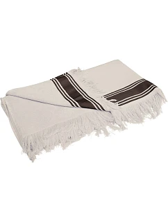 Kariban K 128 Plážová osuška Fouta 20.K128 natural/chocolate