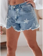 Dámske džínsové šortky MOONSTAR blue FashionStreet SY0471