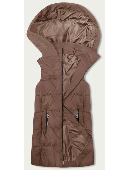 Dámska vesta s kapucňou Cappuccino S'West (B8175-12)