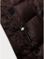 Hnědá prošívaná zimní bunda model 21248181 - S'WEST