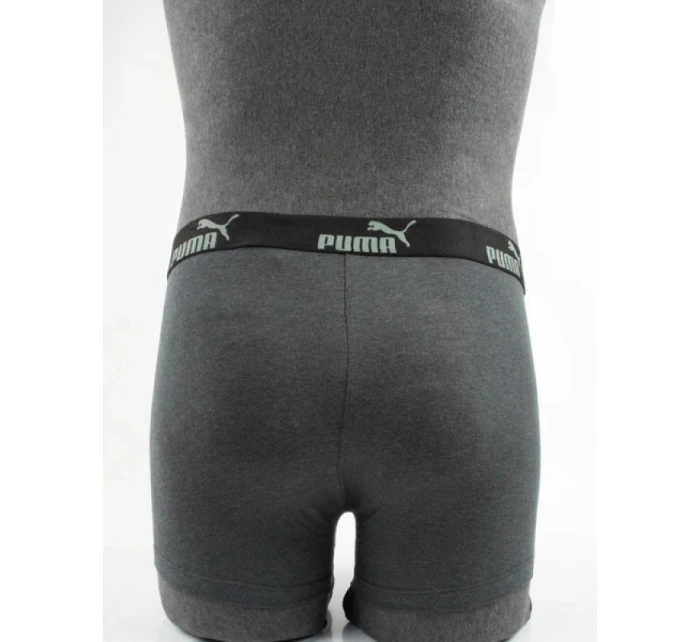 Pánské boxerky model 21816524 černá šedá khaki pohodlná bavlna - Puma Pánské boxerky model 21816524 černá šedá khaki pohodlná bavlna - Puma