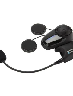 Sena SMH10-10 Bluetooth 3.0 900M interkom pre motocykle s mikrofónom na čelenke, sada pre 1 prilbu