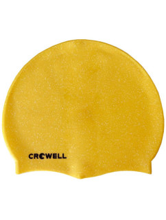 Crowell Recyklácia Silikónová plavecká čiapka Pearl yellow.7