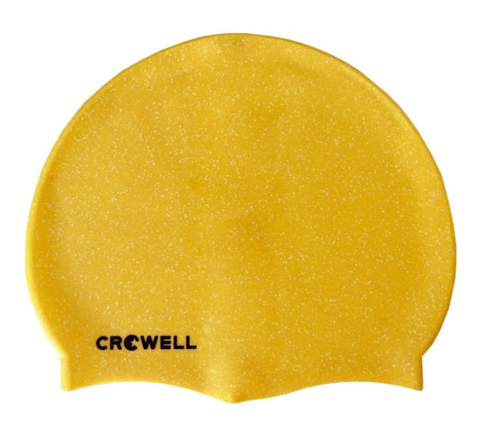 Crowell Recyklácia Silikónová plavecká čiapka Pearl yellow.7