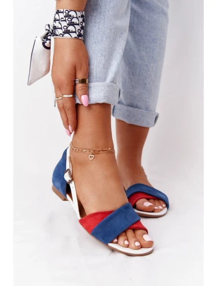 Kožené Sandály  Tmavě model 21551975 - Maciejka