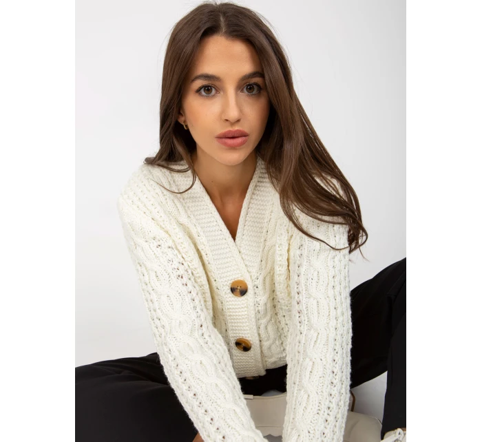 Sweter LC SW model 21798035 ecru - FPrice Sweter LC SW model 21798035 ecru - FPrice