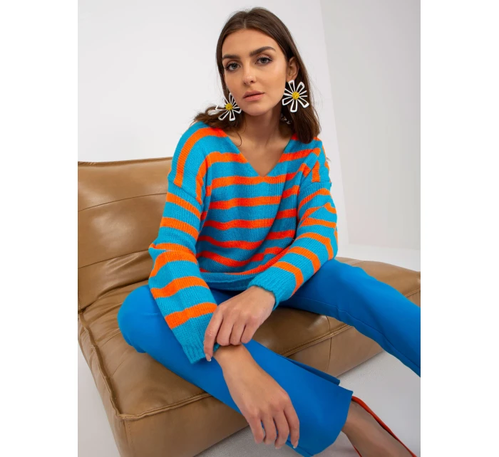 Dámský svetr TW SW BI model 17679367 modrý - FPrice