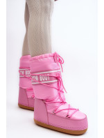 Dámske vysoké snehové topánky Pink Venila