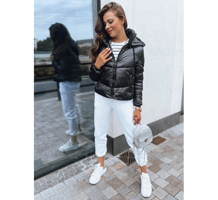 Dámska prešívaná bunda LOLAROSE black FashionStreet TY3684