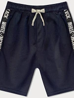 Pánske krátke šortky tmavomodré (8K933-25)