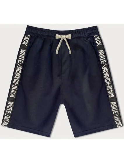 Tmavomodré pánske kraťasy (8K933-25)