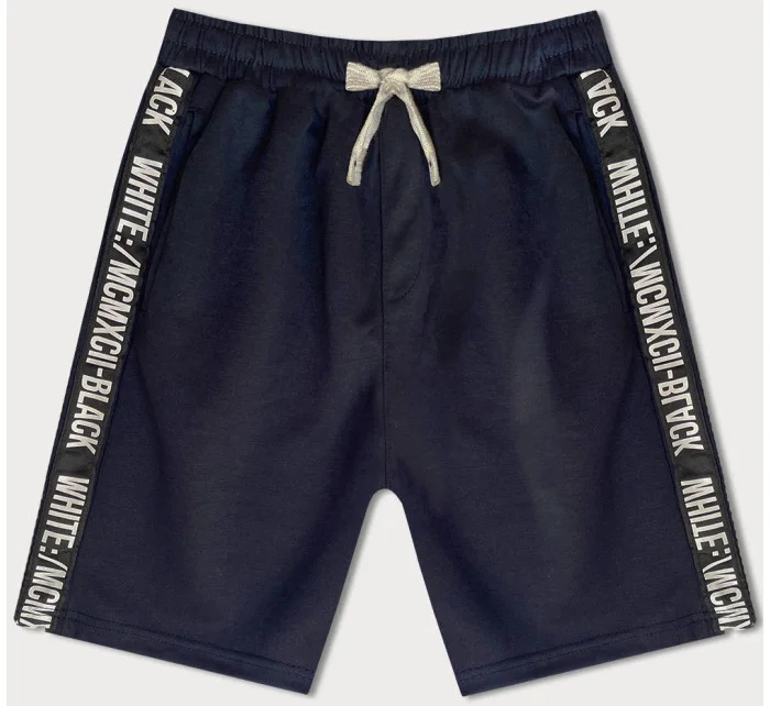 Tmavomodré pánske kraťasy (8K933-25)