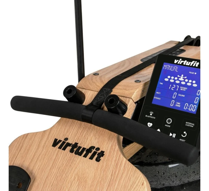 VIRTUFIT ELITE DREVENÝ VESLOVACÍ TRENAŽÉR S ODPOROM VODY - DREVO/DUB VIRTUFIT ELITE DREVENÝ VESLOVACÍ TRENAŽÉR S ODPOROM VODY - DREVO/DUB