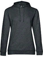 B&C #Hoodie /women Dámska mikina s kapucňou 01.W04W heather asphalt