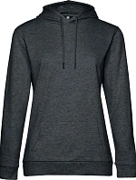 B&C #Hoodie /women Dámska mikina s kapucňou 01.W04W heather asphalt