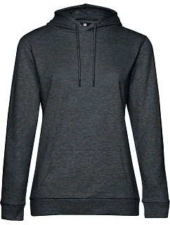 B&C #Hoodie /women Dámska mikina s kapucňou 01.W04W heather asphalt