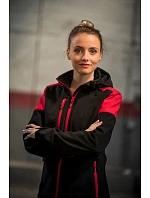 Prime Softshell Women Dámská softshellová bunda model 22453482 black/red - Printer Prime Softshell Women Dámská softshellová bunda model 22453482 black/red - Printer