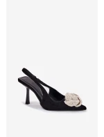 Lodičky S Ozdobou Eko Černé model 21698697 - Boto