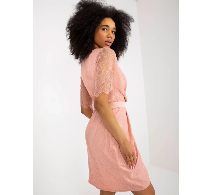 LK SK 508643 šaty.38X tmavo ružová