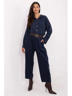 Šnúrové nohavice model 220818 Taliansko Moda