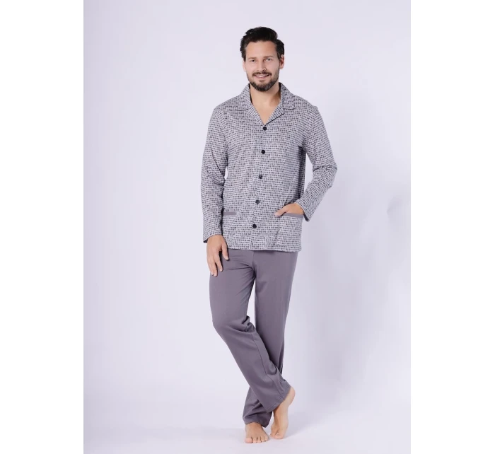 Pyžamo long/r M2XL rozepínací model 21955083 - HOTBERG Pyžamo long/r M2XL rozepínací model 21955083 - HOTBERG