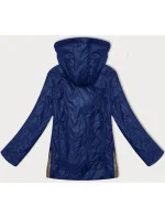 Modrá dámská prošívaná bunda s odepínací kapucí model 20833090 - S'WEST