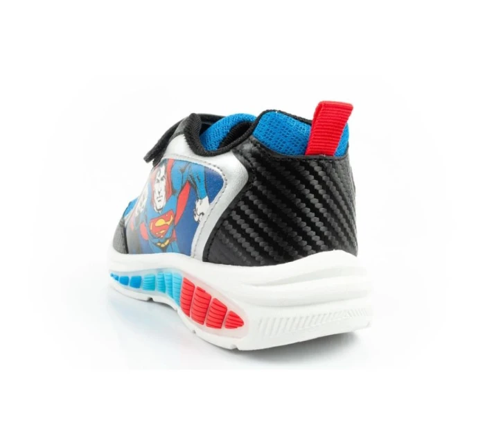 Leomil Detská športová obuv Tenisky pre chlapcov Superman LED