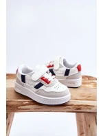 Klasické dětské sportovní boty bílé a Červené model 21621683 - Boto Klasické dětské sportovní boty bílé a Červené model 21621683 - Boto