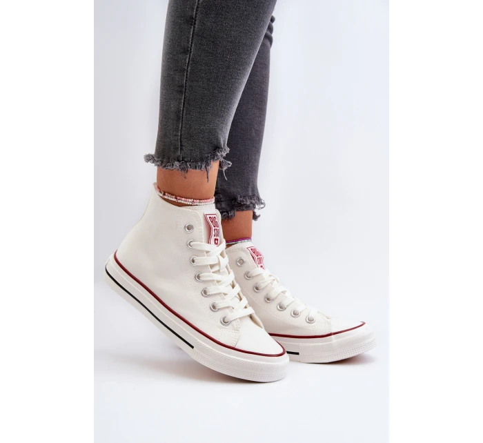Dámské vysoké tenisky Big Star model 21654781 bílé - Big Star Shoes
