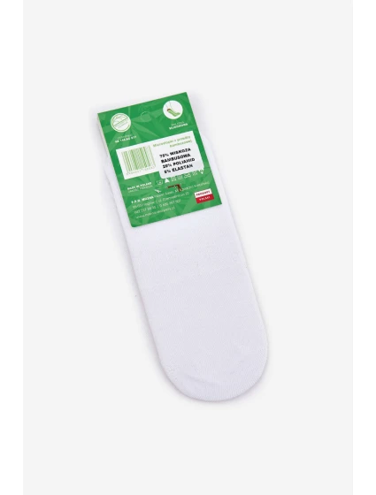 Dámské ponožky model 21702930 bambusové bílé - Milena