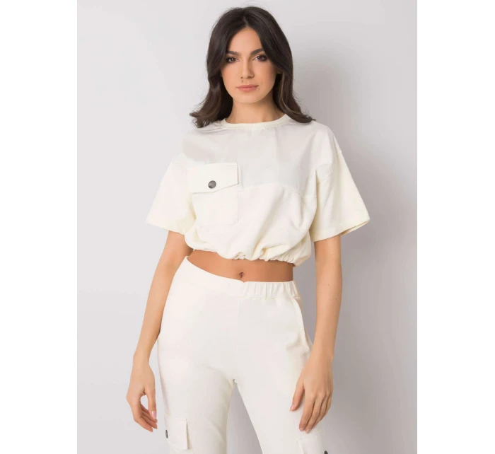 Mikina 217 BL model 15061217 ecru - FPrice Mikina 217 BL model 15061217 ecru - FPrice