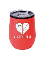 Personalizovaný termohrnček „BOWL“ – Dve miesta, jedno srdce