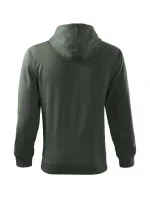 Trendy mikina na zips Pánske tmavé bridlice