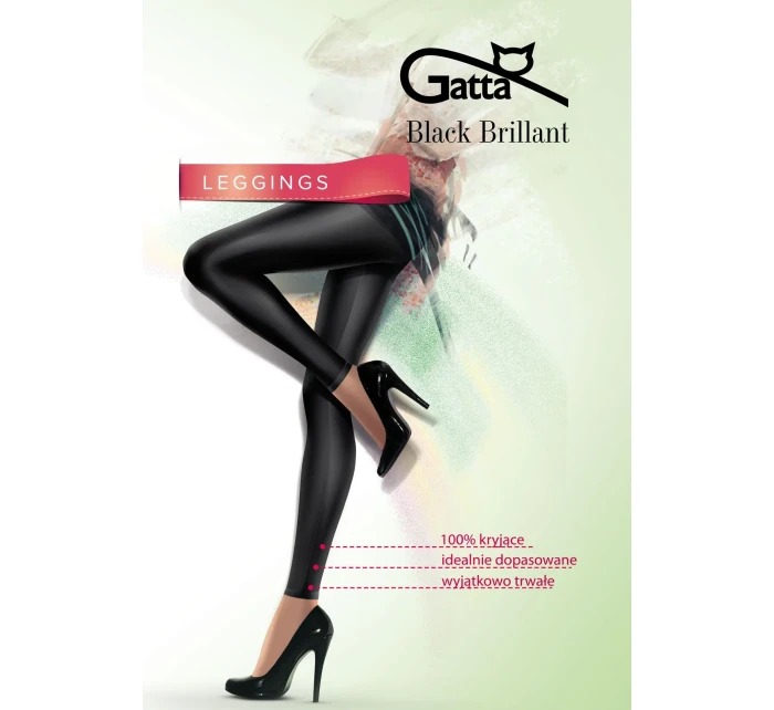 Dámske legíny Black Brillant Black - Gatta