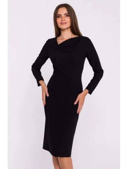 Dámské šaty model 21135582 Černá - STYLOVE