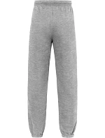 Fruit of the Loom Iconic Premium Joggingové nohavice s elastickými manžetami z hrubej bavlny 16.4056, atletická melírovaná farba Fruit of the Loom Iconic Premium Joggingové nohavice s elastickými manžetami z hrubej bavlny 16.4056, atletická melírovaná farba